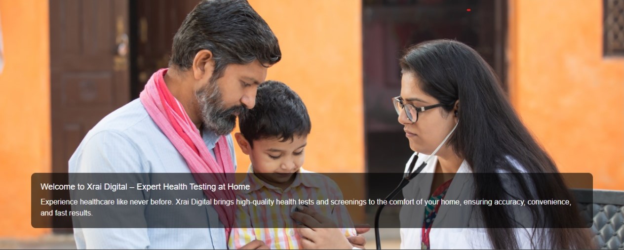 Family with health expert